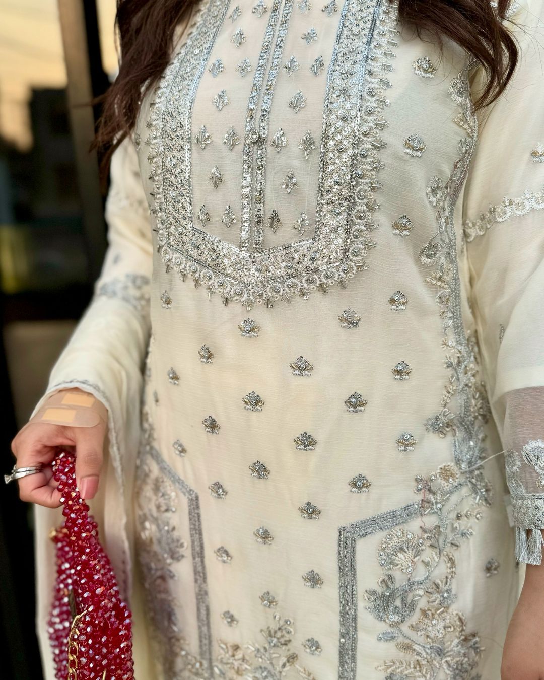 Embroidered 3-Piece Suit