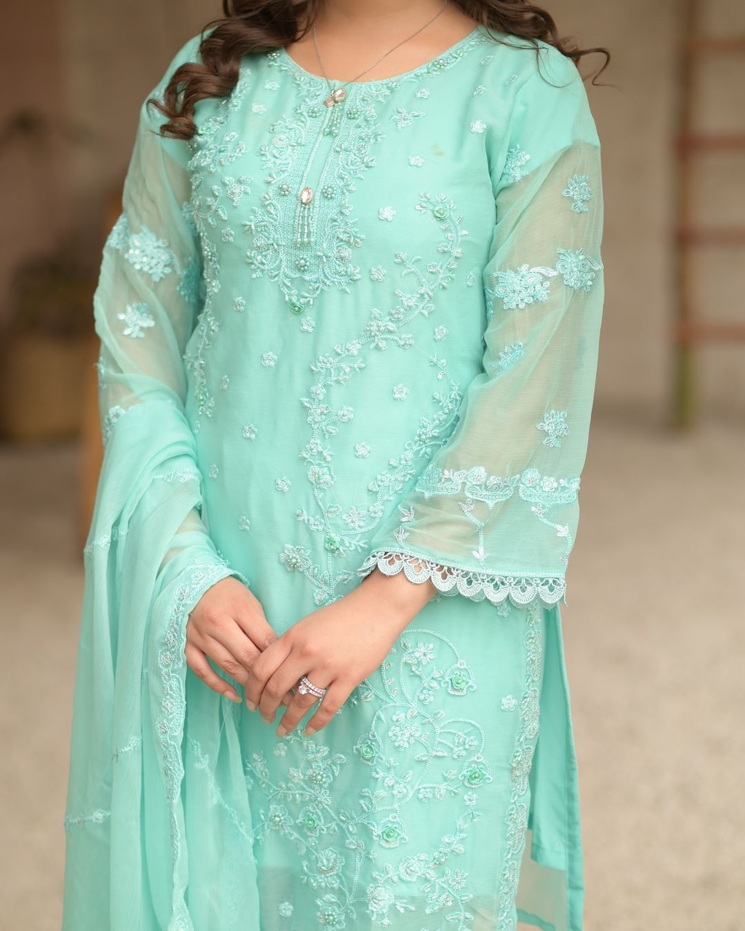 Zariya Turquoise - Uzair Arts