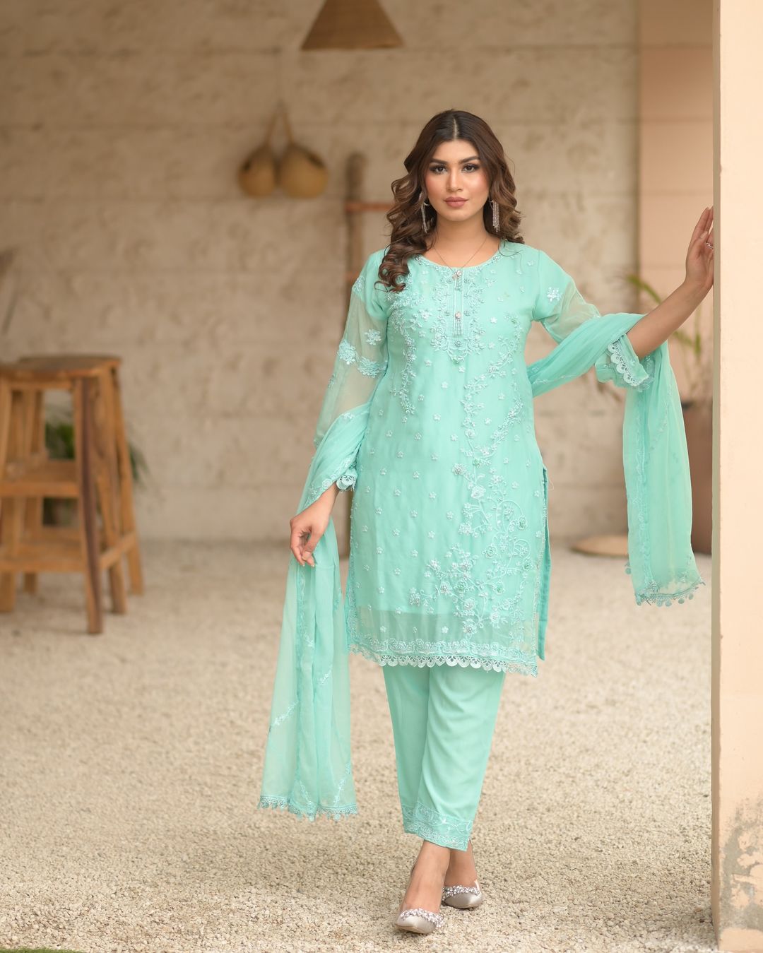 Zariya Turquoise - Uzair Arts